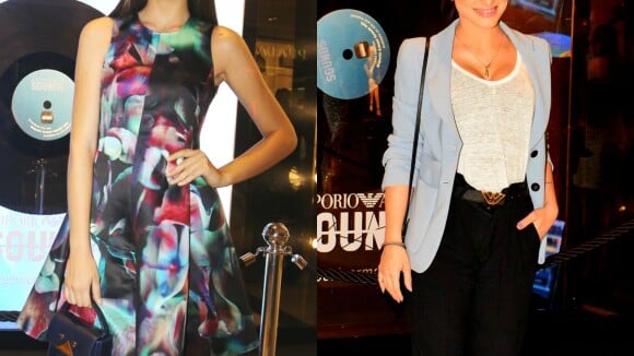 Camila Queiroz, Cleo Pires e Giovanna Ewbank prestigiam evento de moda no Rio