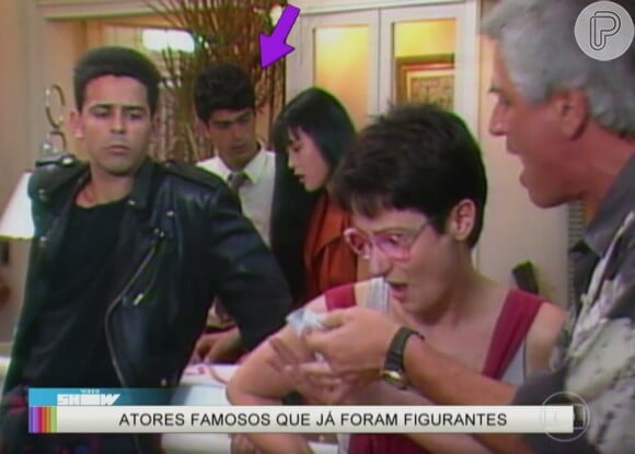Eduardo Moscovis fez figuração na novela 'Top Model' (1989), que contava com Taumaturgo Ferreira, Zezé Polessa e Nuno Leal Maia no elenco