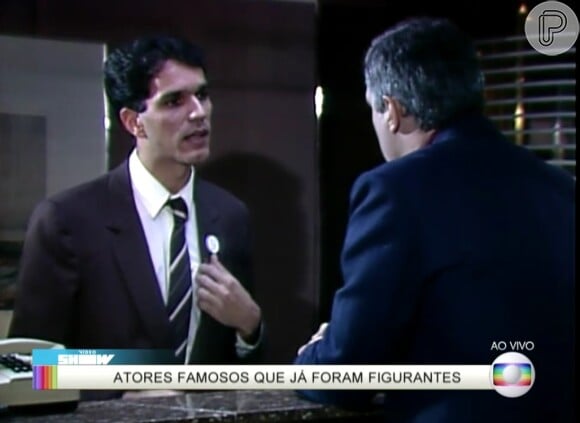 Humberto Martins divide cena com Antonio Fagundes na novela 'Vale Tudo' (1988)