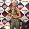 Fiorella Mattheis festejou a vitória do 'Vai que Cola' na categoria Melhor Programa de Humor: 'Tão feliz'