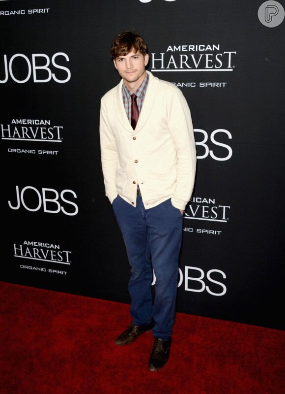 Ashton Kutcher divulga seu novo filme 'jOBS', em 13 de agosto de 2013
