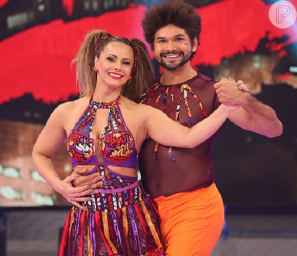 Viviane Araújo assumiu a liderança do 'Dança dos Famosos', do 'Domingão do Faustão'