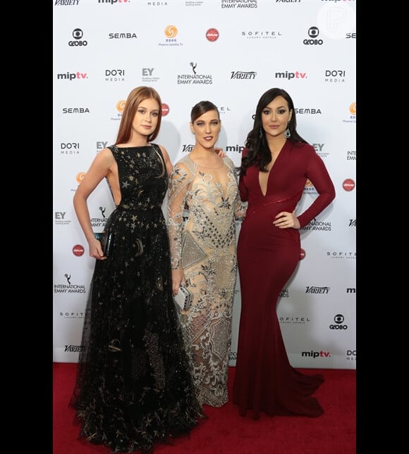 Marina Ruy Barbosa, Adriana Birolli e Josie Pessoa esbanjaram elegância no evento que é considerado o Oscar da TV mundial