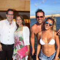 'Pensam que ele trocou de mulher', diz mulher de Leandro Hassum, 10kg mais magra