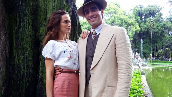 Bianca Bin contracena com o marido na novela 'Êta Mundo Bom': 'Fiquei tensa'