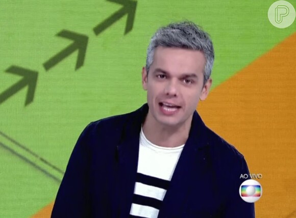 Otaviano Costa enviou mensagem para Angélica no 'Vídeo Show': 'Adoro essa loira'
