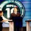 Silvio Santos promoveu disputa de estudantes no 'Desafio dos Alunos Nota 10' (2001)