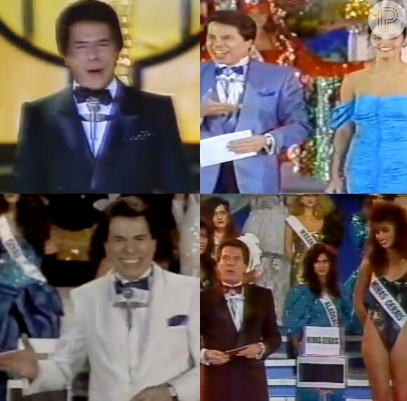 Silvio Santos apresentou por vários anos o tradicional concurso de Miss Brasil nos anos 1980