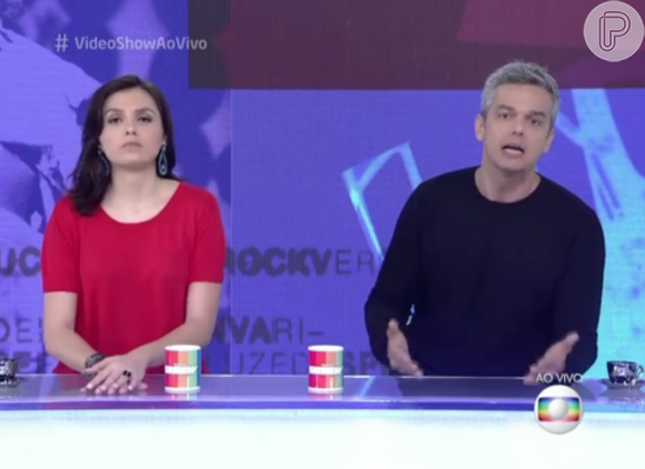 Monica Iozzi e Otaviano Costa abre o 'Vídeo Show' desta terça-feira, 01 de dezembro de 2015, comentando sobre os ataques racistas sofridos pela atriz Cris Vianna