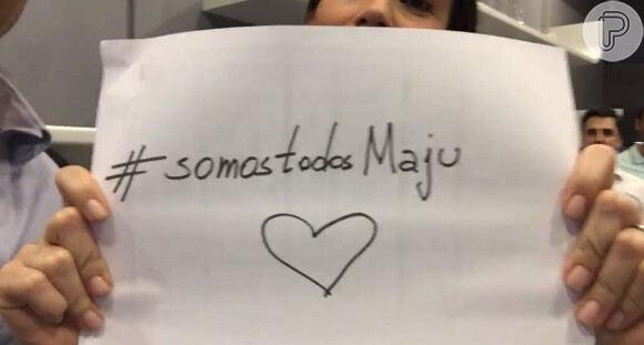 Equipe do 'JN' lançou uma hashtag para apoiar Maria Julia Coutinho