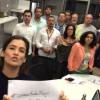 Maria Julia Coutinho recebeu o apoio dos colegas do 'Jornal Nacional'