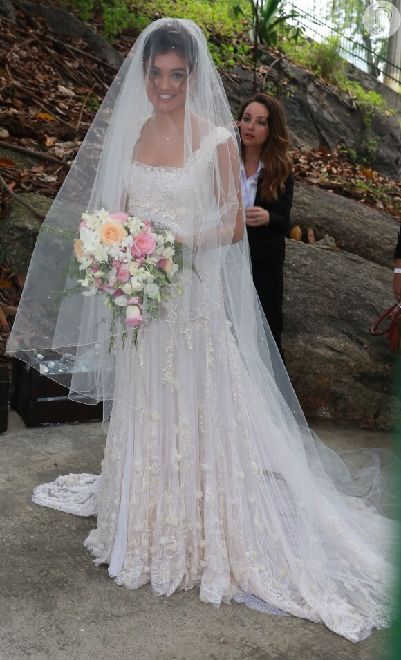 Sophie Charlotte usou vestido de noiva da grife Martu, da estilista Marta Macedo