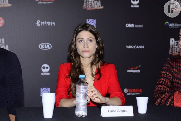 Luisa Arraes lançou o filme 'Reza a Lenda' em shopping de São Paulo, na manhã desta terça-feira, 8 de dezembro de 2015