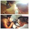 Caio Castro fez uma nova tatuagem nas costas na noite desta quarta-feira, 21 de agosto de 2013