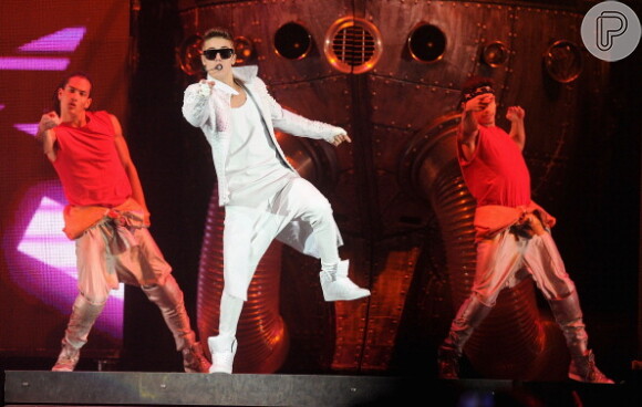 Justin Bieber fez show em Nova York em 2 de agosto de 2013