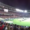 Fábio Assunção postou uma foto do filho João no Nissan Stadium, em Yokohama, no Japão, em 16 de dezembro de 2012