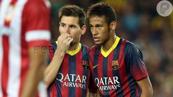 Lionel Messi e Neymar jogam juntos pela primeira vez na final da Supercopa da Espanha, em que o Barcelona levou o título
