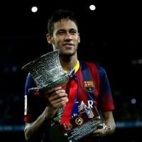 Neymar leva 1º título pelo Barcelona ao lado de Messi na Supercopa da Espanha