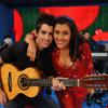 O jovem cantor e compositor com a apresentadora Regina Casé no programa 'Esquenta' no final do ano passado