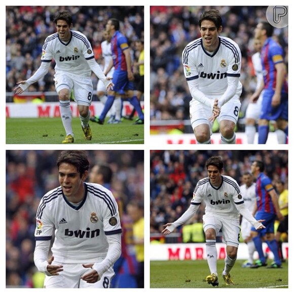 Kaká fez dois gol na partida contra o La Coruña
