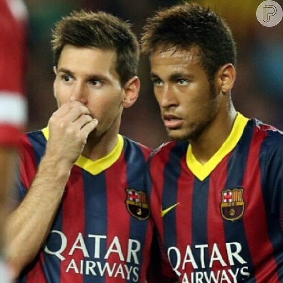 Jogando pelo Barcelona, ao lado de Messi, Neymar deixa Bruna Marquezine com saudade no Brasil