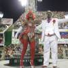 Aílton Graça e Cris Alves foram destaques do Salgueiro na segunda noite de desfile das escolas de samba do Rio de Janeiro