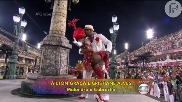 Aílton Graça disse que o beijo em Cris Alves foi técnico