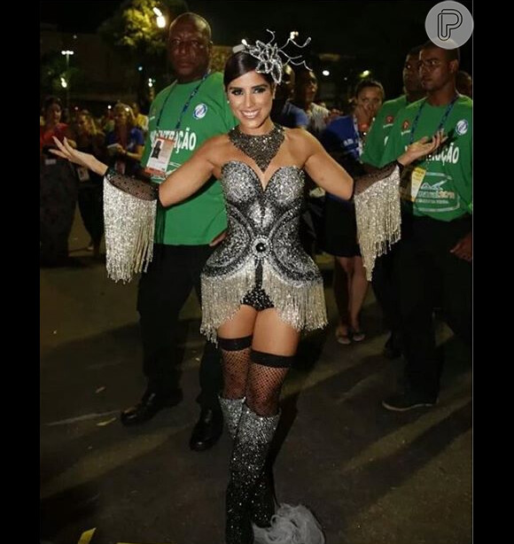 Camilla Camargo desfilou pela Imperatriz no Carnaval do Rio