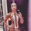 Grazi Massafera vestiu uma fantasia de tigresa para curtir o Carnaval