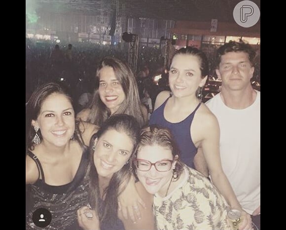 Monica Iozzi e Klebber Toledo se encontraram em uma festa no Rio de Janeiro em meados de janeiro