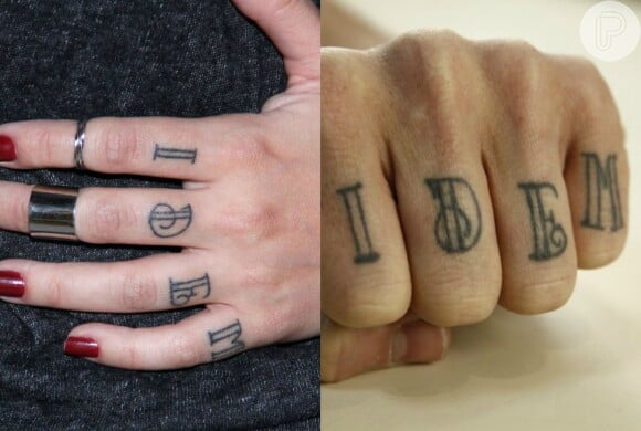 Cleo Pires e Romulo Neto chegaram a fazer uma tatuagem com a palavra 'idem' para representar a união. 'Muito significado para nós', chegou a dizer a atriz