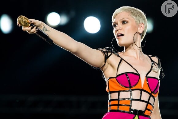 Jessie J foi uma das atrações mais comentadas da terceira noite do Rock in Rio pela irreverência no palco do festival
