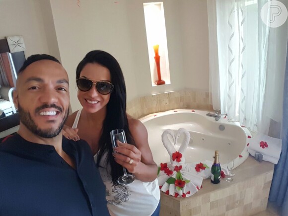 Casal decidiu comemorar o amor na República Dominicana