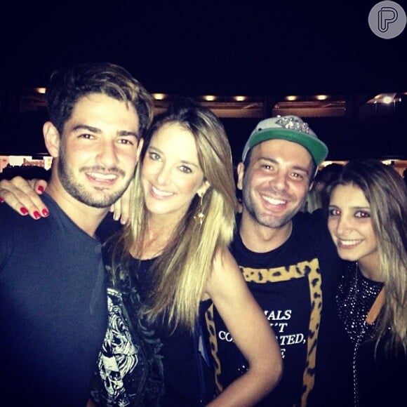 Alexandre Pato e Sophia Mattar assistiram ao show de Beyoncé em São Paulo com Ticiane Pinheiro e Matheus Mazzafera
