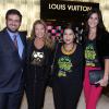 Bruno Astuto, Donata Meirelles, Daniela Falcão e Carol Ribeiro no Vogue Fashion's Night Out, nesta quinta-feira (19), em São Paulo