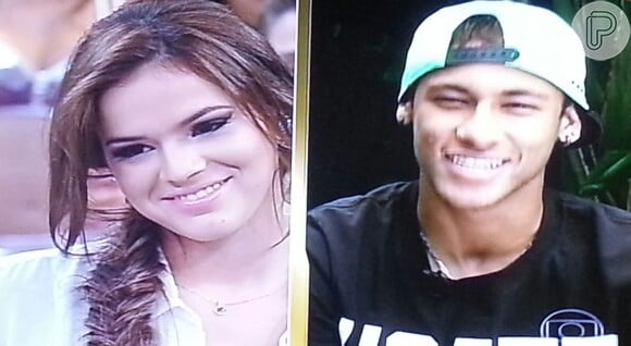 Neymar pede que Faustão libere logo Bruna Marquezine para que a namorada possa visitá-lo em Barcelona