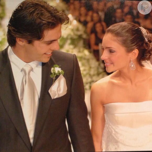 O casamento de conto de fadas de Kaká e Caroline Celico. Em dezembro deste ano eles completam 8 anos de união