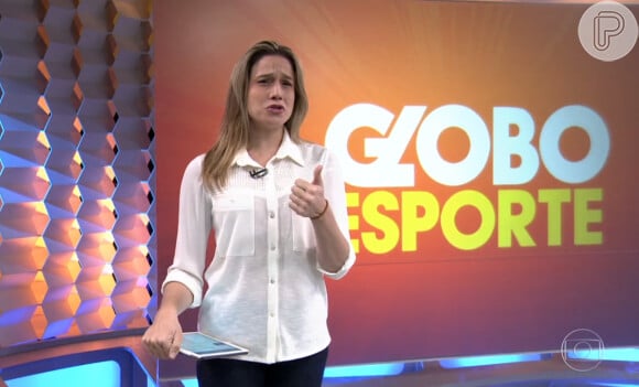 Fernanda Gentil já tem aparecido no 'Globo Esporte' sem a aliança de casamento