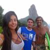 Aline Riscado e Felipe Roque estão curtindo pequenas férias no arquipélago