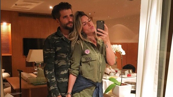Bruno Gagliasso e Giovanna Ewbank combinam look militar: 'Tão fofo nós dois'
