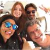Marina Ruy Barbosa viajou para o Uruguai com Juliana Paes, Daniel Rocha e o diretor Luiz Henrique Rios