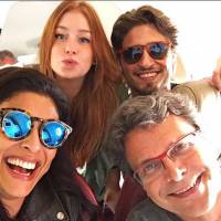 Marina Ruy Barbosa viaja com elenco de 'Totalmente Demais': 'Partiu Uruguai'