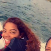 Em seu Snapchat, Ludmilla registrou o passeio junto de uma amiga em uma praia no Rio de Janeiro