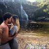 Rainer Cadete postou uma foto beijando a namorada, Taianne Raveli
