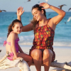 Praia é um lugar pra onde Tânia Mara e sua filha, Maysa, adoram ir