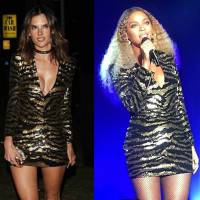 Alessandra Ambrosio repete vestido Balmain de R$ 13 mil já usado por Beyoncé