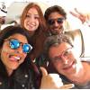 Juliana Paes, Daniel Rocha e Marina Ruy barbosa viajaram com o diretor Luiz Henrique Rios para o Uruguai