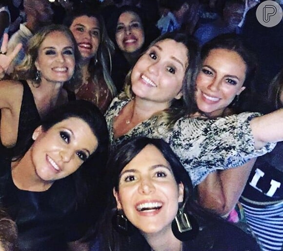 Paolla Oliveira recebeu amigas como Angélica e Carol Sampaio em sua festa de 34 anos