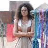 Radina (Aisha Jambo) fica triste ao saber por Deborah (Pérola Faria) que Hur (Floriano Peixoto) pediu Miriã (Larissa Maciel) em casamento, na novela 'Os Dez Mandamentos - Nova Temporada'