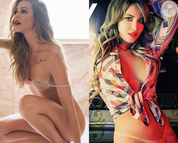 Luana Piovani é capa da revista 'Playboy' e Geisy Arruda da 'Sexy' deste mês de abril e as duas disputam nas bancas o maior número de vendas do ensaio nu